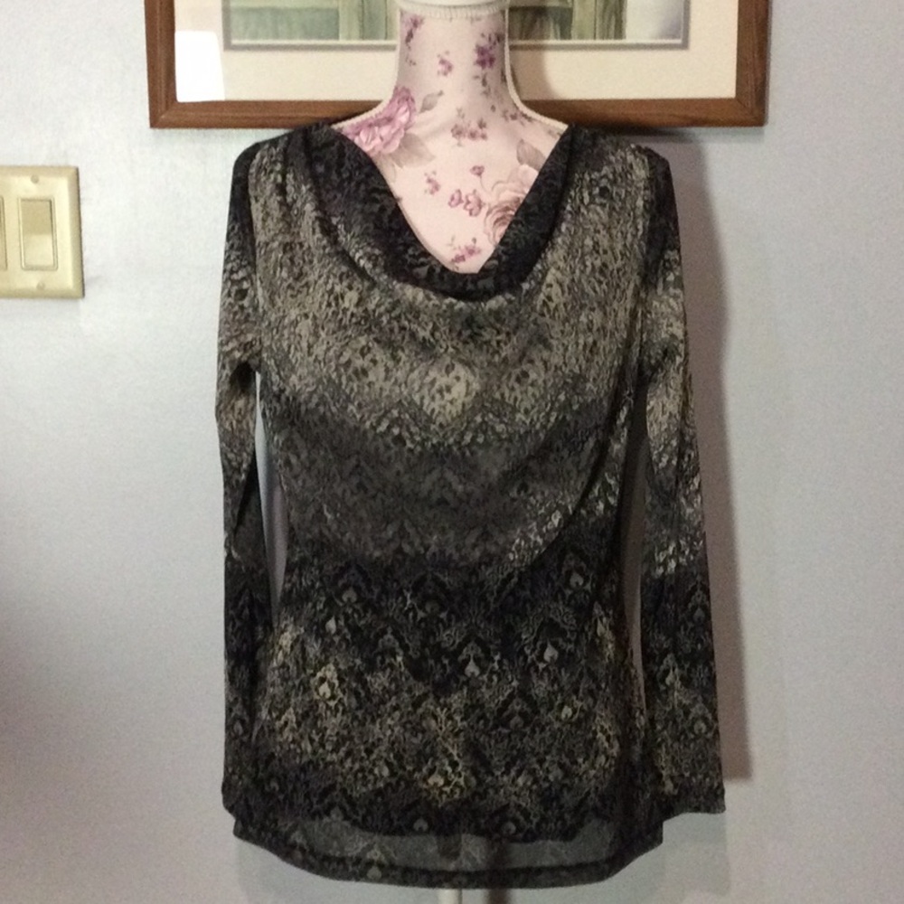 Axcess Black & White Blouse